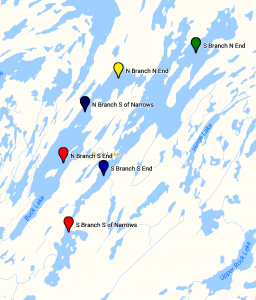Lake Partner Program Sample Locations